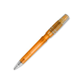 Kugelschreiber Nora Clear Transparent - Transparent Orange bedrucken, Art.-Nr. LT80905-N0426 Kugelschreiber Nora Clear Transparent - Transparent Orange bedrucken, Art.-Nr. LT80905-N0426