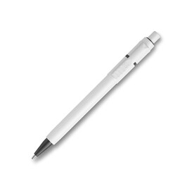 Kugelschreiber Baron hardcolour - Weiss / Grau bedrucken, Art.-Nr. LT80906-N0161 Kugelschreiber Baron hardcolour - Weiss / Grau bedrucken, Art.-Nr. LT80906-N0161