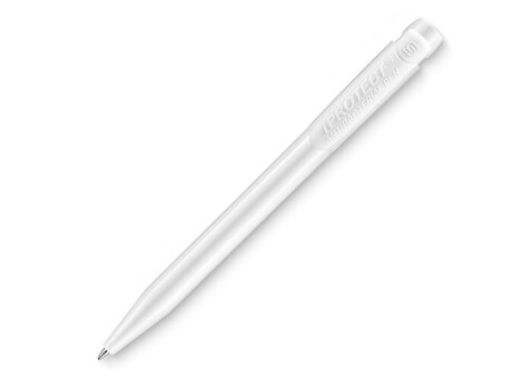 Kugelschreiber IProtect Hardcolour - Weiss / Weiss bedrucken, Art.-Nr. LT80913-N0101