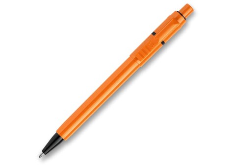 Kugelschreiber Baron Extra hardcolour - Orange / Schwarz bedrucken, Art.-Nr. LT80914-N2602