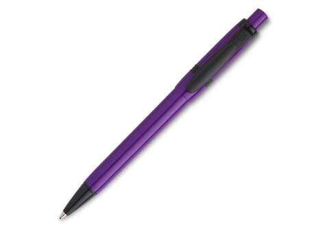 Balpen Olly Extra (Jumbo Nachfüllpackung) - Lila / Schwarz bedrucken, Art.-Nr. LT80941-N7202