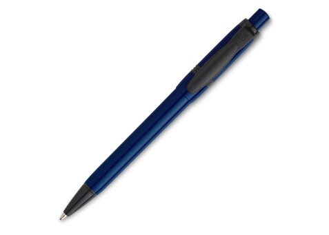 Balpen Olly Extra (Jumbo Nachfüllpackung) - Dunkelblau / Schwarz bedrucken, Art.-Nr. LT80941-N1002