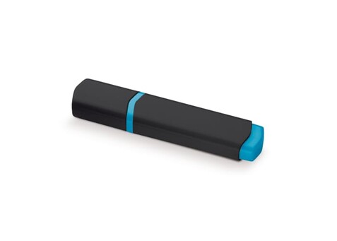 Textmarker - Schwarz / Blau bedrucken, Art.-Nr. LT81283-N0211