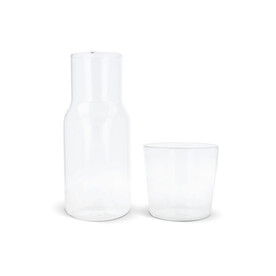 Karaffe 550ml und Trinkglas 250ml Set - Transparent bedrucken, Art.-Nr. LT82835-N0004 Karaffe 550ml und Trinkglas 250ml Set - Transparent bedrucken, Art.-Nr. LT82835-N0004