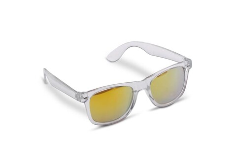 Sonnenbrille Bradley transparent UV400 - Transparent Orange bedrucken, Art.-Nr. LT86711-N0426