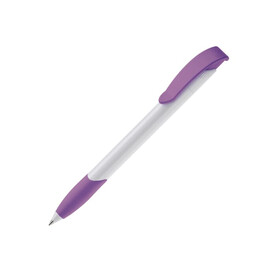 Kugelschreiber Apollo Hardcolour - Weiss / Purple bedrucken, Art.-Nr. LT87100-N0172 Kugelschreiber Apollo Hardcolour - Weiss / Purple bedrucken, Art.-Nr. LT87100-N0172