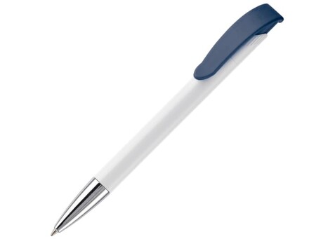 KS Apollo Metall Tip HC - Weiss / Dunkelblau bedrucken, Art.-Nr. LT87107-N0110