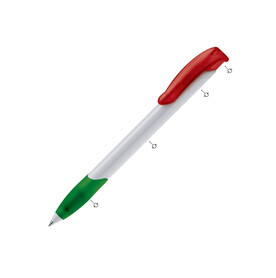 Kugelschreiber Apollo Combi - Weiß/transparent / Neon Sortiment bedrucken, Art.-Nr. LT87110-N0999