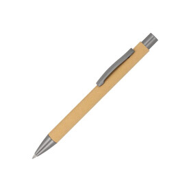 Kugelschreiber New Yorker Papier - Natur bedrucken, Art.-Nr. LT87250-N0094