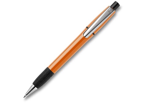 Kugelschreiber Semyr Grip hardcolour - Orange bedrucken, Art.-Nr. LT87535-N0026