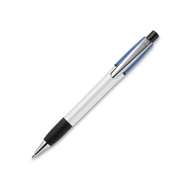 Kugelschreiber Semyr Grip Colour hardcolour - Weiss / Hellblau bedrucken, Art.-Nr. LT87536-N0112 Kugelschreiber Semyr Grip Colour hardcolour - Weiss / Hellblau bedrucken, Art.-Nr. LT87536-N0112