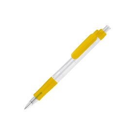 Kugelschreiber Vegetal Pen Clear Transparent - Gefrostet Gelb bedrucken, Art.-Nr. LT87540-N5441 Kugelschreiber Vegetal Pen Clear Transparent - Gefrostet Gelb bedrucken, Art.-Nr. LT87540-N5441