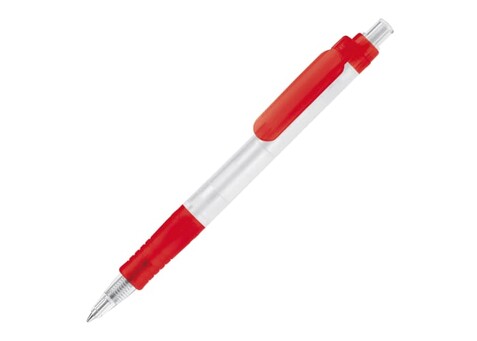 Kugelschreiber Vegetal Pen Clear Transparent - Ecru / Rot bedrucken, Art.-Nr. LT87540-N5421 Kugelschreiber Vegetal Pen Clear Transparent - Ecru / Rot bedrucken, Art.-Nr. LT87540-N5421