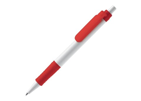 Kugelschreiber Vegetal Pen Hardcolour - Weiss / Rot bedrucken, Art.-Nr. LT87541-N0121