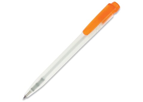 Kugelschreiber Ingeo TM Pen Clear Transparent - Ecru / Orange bedrucken, Art.-Nr. LT87543-N5426 Kugelschreiber Ingeo TM Pen Clear Transparent - Ecru / Orange bedrucken, Art.-Nr. LT87543-N5426