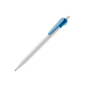 Kugelschreiber Cosmo Hardcolour - Weiss / Hellblau bedrucken, Art.-Nr. LT87610-N0112 Kugelschreiber Cosmo Hardcolour - Weiss / Hellblau bedrucken, Art.-Nr. LT87610-N0112