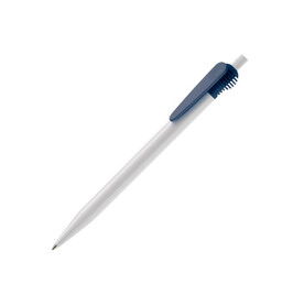 Kugelschreiber Cosmo Hardcolour - Weiss / Dunkelblau bedrucken, Art.-Nr. LT87610-N0110 Kugelschreiber Cosmo Hardcolour - Weiss / Dunkelblau bedrucken, Art.-Nr. LT87610-N0110