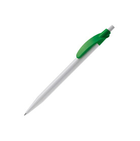 Kugelschreiber Cosmo Hardcolour - Weiss / Grün bedrucken, Art.-Nr. LT87612-N0131 Kugelschreiber Cosmo Hardcolour - Weiss / Grün bedrucken, Art.-Nr. LT87612-N0131