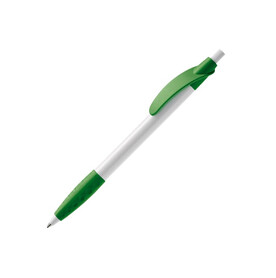 Kugelschreiber Cosmo Grip HC - Weiss / Grün bedrucken, Art.-Nr. LT87622-N0131 Kugelschreiber Cosmo Grip HC - Weiss / Grün bedrucken, Art.-Nr. LT87622-N0131