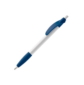 Kugelschreiber Cosmo Grip HC - Weiss / Dunkelblau bedrucken, Art.-Nr. LT87622-N0110 Kugelschreiber Cosmo Grip HC - Weiss / Dunkelblau bedrucken, Art.-Nr. LT87622-N0110