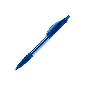 Kugelschreiber Cosmo Transparent - Transparent Blau bedrucken, Art.-Nr. LT87626-N0411