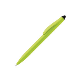 Stylus Kugelschreiber Touchy - Hellgrün / Schwarz bedrucken, Art.-Nr. LT87694-N3202 Stylus Kugelschreiber Touchy - Hellgrün / Schwarz bedrucken, Art.-Nr. LT87694-N3202