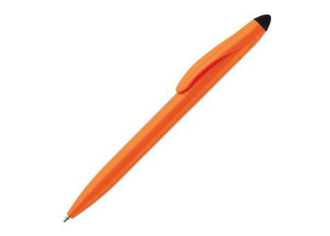 Stylus Kugelschreiber Touchy - Orange / Schwarz bedrucken, Art.-Nr. LT87694-N2602