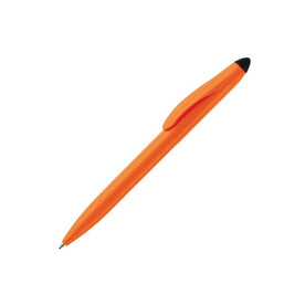 Stylus Kugelschreiber Touchy - Orange / Schwarz bedrucken, Art.-Nr. LT87694-N2602