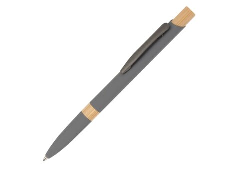 Kugelschreiber Sering recycelt Alu - Grau bedrucken, Art.-Nr. LT87754-N0061