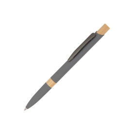 Kugelschreiber Sering recycelt Alu - Grau bedrucken, Art.-Nr. LT87754-N0061
