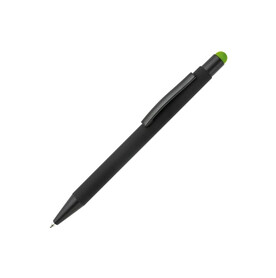 New York schwarz Gummiert Stylus - Schwarz / Hellgrün bedrucken, Art.-Nr. LT87755-N0232 New York schwarz Gummiert Stylus - Schwarz / Hellgrün bedrucken, Art.-Nr. LT87755-N0232