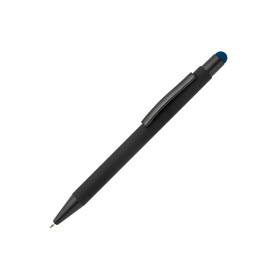 New York schwarz Gummiert Stylus - Schwarz / Dunkelblau bedrucken, Art.-Nr. LT87755-N0210 New York schwarz Gummiert Stylus - Schwarz / Dunkelblau bedrucken, Art.-Nr. LT87755-N0210