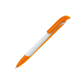 Kugelschreiber Long Shadow - Orange / Weiss bedrucken, Art.-Nr. LT87756-N2601 Kugelschreiber Long Shadow - Orange / Weiss bedrucken, Art.-Nr. LT87756-N2601