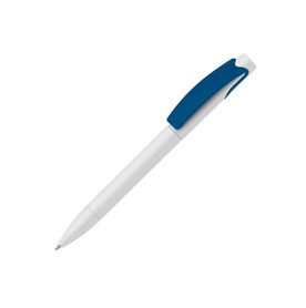 Kugelschreiber Punto - Weiss / Blau bedrucken, Art.-Nr. LT87757-N0111 Kugelschreiber Punto - Weiss / Blau bedrucken, Art.-Nr. LT87757-N0111