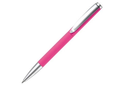 Kugelschreiber Modena Soft Touch - Rosa bedrucken, Art.-Nr. LT87762-N0076