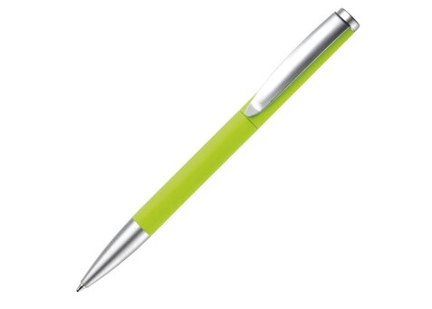 Kugelschreiber Modena Softtouch - Hellgrün bedrucken, Art.-Nr. LT87762-N0032