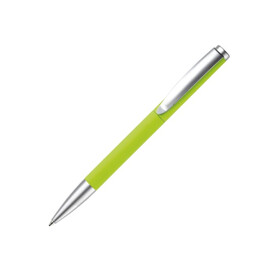 Kugelschreiber Modena Softtouch - Hellgrün bedrucken, Art.-Nr. LT87762-N0032