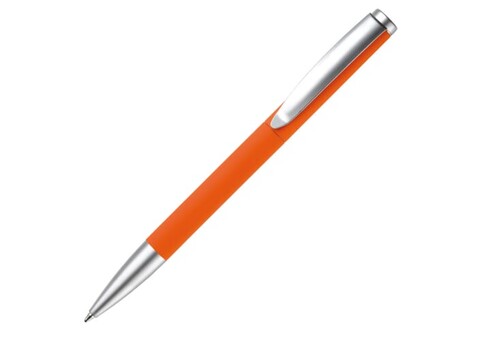 Kugelschreiber Modena Soft Touch - Orange bedrucken, Art.-Nr. LT87762-N0026