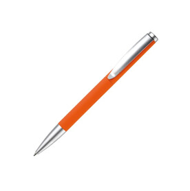 Kugelschreiber Modena Soft Touch - Orange bedrucken, Art.-Nr. LT87762-N0026
