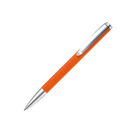 Kugelschreiber Modena Softtouch - Orange bedrucken, Art.-Nr. LT87762-N0026