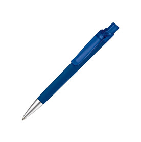 Kugelschreiber Triago gummiert - Dunkelblau bedrucken, Art.-Nr. LT87765-N0010 Kugelschreiber Triago gummiert - Dunkelblau bedrucken, Art.-Nr. LT87765-N0010
