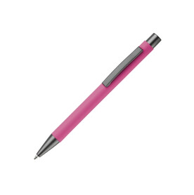 Metallkugelschreiber New York Soft Touch - Rosa bedrucken, Art.-Nr. LT87767-N0076 Metallkugelschreiber New York Soft Touch - Rosa bedrucken, Art.-Nr. LT87767-N0076