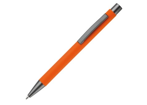 Metallkugelschreiber New York Softtouch - Orange bedrucken, Art.-Nr. LT87767-N0026