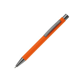 Metallkugelschreiber New York Softtouch - Orange bedrucken, Art.-Nr. LT87767-N0026