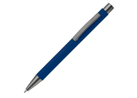 Metallkugelschreiber New York Softtouch - Dunkelblau bedrucken, Art.-Nr. LT87767-N0010