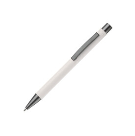Metallkugelschreiber New York Soft Touch - Weiss bedrucken, Art.-Nr. LT87767-N0001 Metallkugelschreiber New York Soft Touch - Weiss bedrucken, Art.-Nr. LT87767-N0001