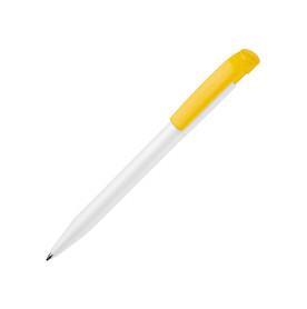 Kugelschreiber S45 Hardcolour - Weiss / Gelb bedrucken, Art.-Nr. LT87771-N0141 Kugelschreiber S45 Hardcolour - Weiss / Gelb bedrucken, Art.-Nr. LT87771-N0141