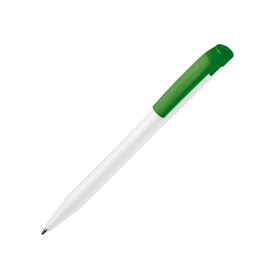 Kugelschreiber S45 Hardcolour - Weiss / Grün bedrucken, Art.-Nr. LT87771-N0131 Kugelschreiber S45 Hardcolour - Weiss / Grün bedrucken, Art.-Nr. LT87771-N0131