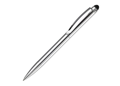 Kugelschreiber Modena Stylus - Chrom bedrucken, Art.-Nr. LT87775-N0003