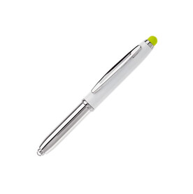 Stylus Kugelschreiber Shine - Weiss / Hellgrün bedrucken, Art.-Nr. LT87794-N0132 Stylus Kugelschreiber Shine - Weiss / Hellgrün bedrucken, Art.-Nr. LT87794-N0132